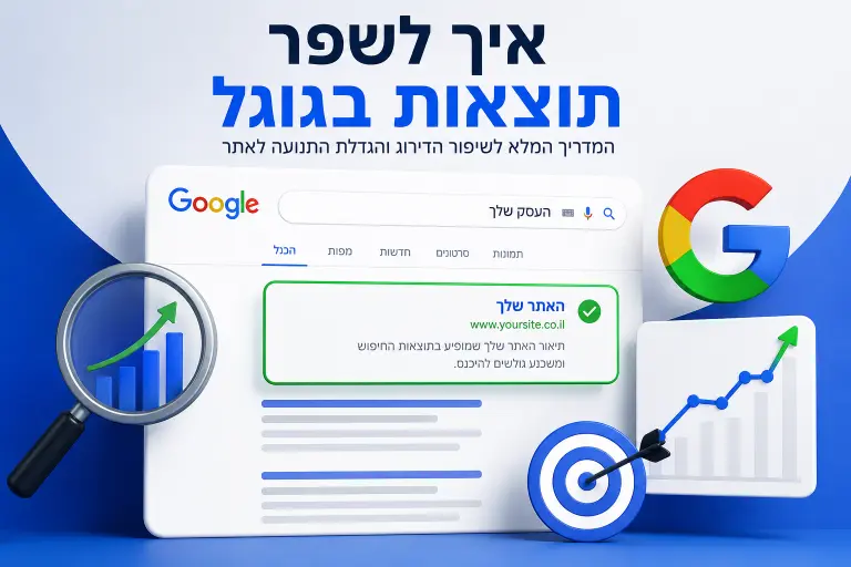 איך לשפר תוצאות בגוגל - פייזק המדריך המקצועי