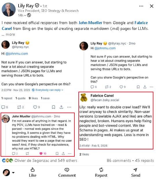 lily-ray-john-mueller-seo-hybrid-debate